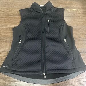 Nike Women's Black Quilted Vest